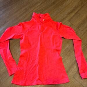 Under Armour half zip jacket Bright Orange